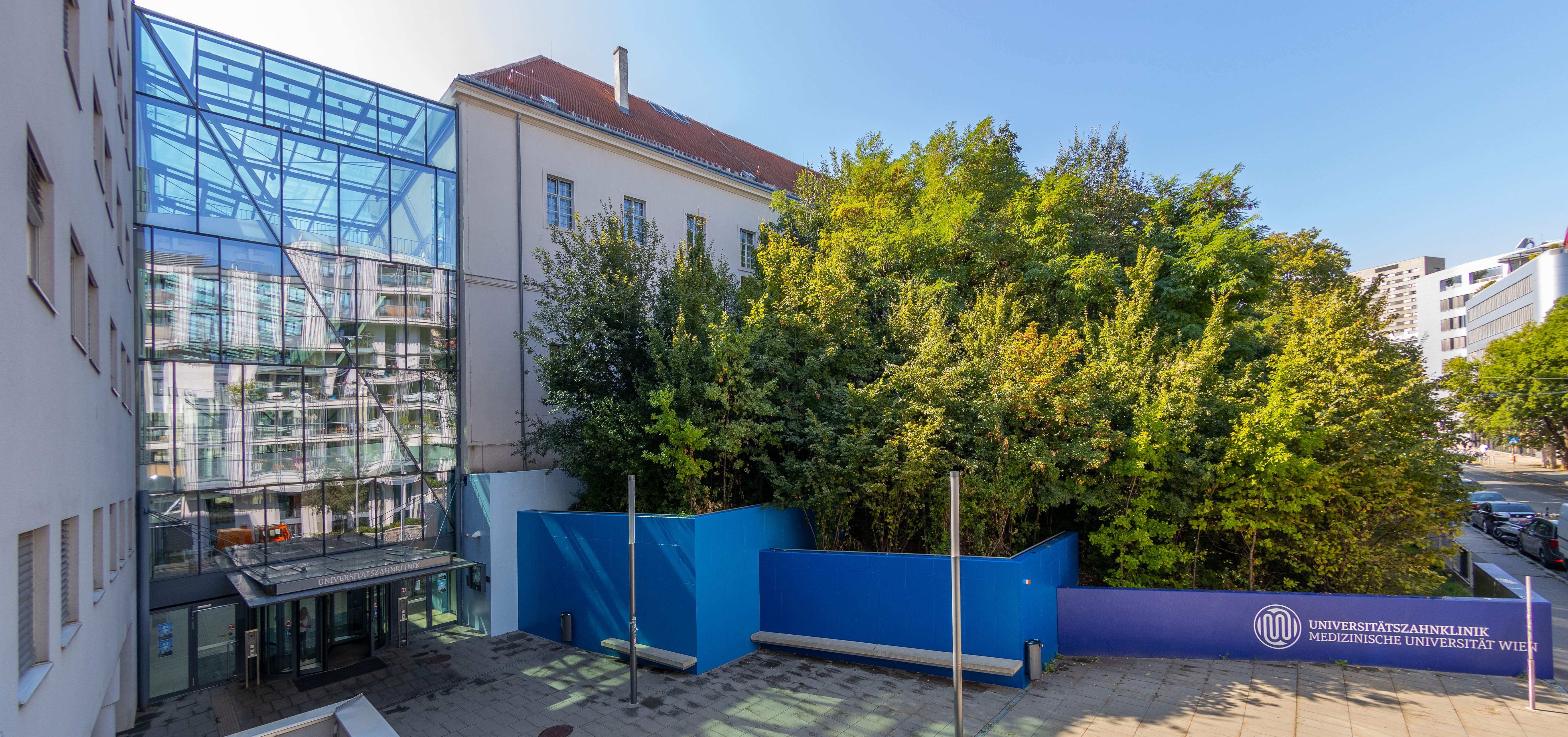 Eingangsbereich Universitätszahnklinik Wien